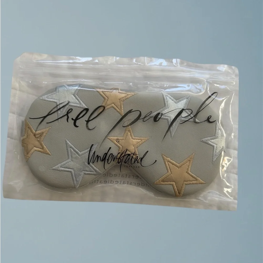 Understated Leather &Free People Star Eye Mask NWOT